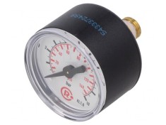 Manometru 0-10 bar 40 mm pentru lichide și gaze inerte foto