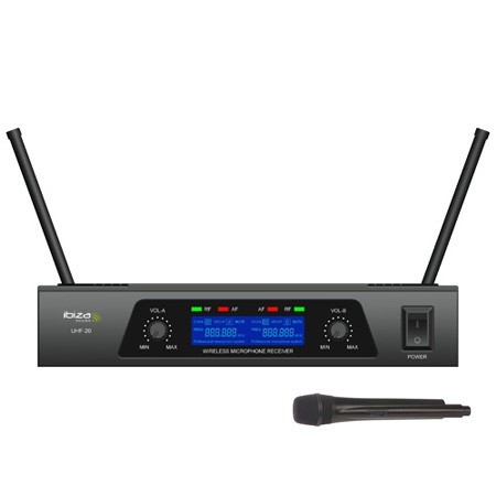 Microfon UHF Ibiza UHF20 2C