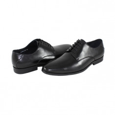 Pantofi eleganti barbati piele naturala - Saccio negru - Marimea 40 foto