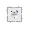 Priză Nova cu conector USB alb - 4
