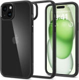 Husa Spigen Ultra Hybrid pentru Apple iPhone 15 Plus Negru Mat