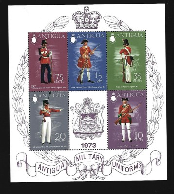 antigua 1973 mnh foto