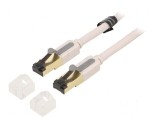 Patch cord S/FTP 7 Cu PVC gri 0,5m 28AWG, Vention