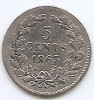Olanda 5 Cents 1863 - Willem III, Argint 0.685 g/640, 12.5 mm KM-91 (2), Europa