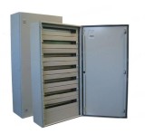 Tablou electric 1200x600x250mm 156 module cofret dulap cabinet metalic modular 6 randuri x 26 module IP66 aparent cu plastroane sina DIN pentru montaj, Omu System