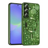 Husa premium Samsung Galaxy A36 5G Techsuit Luxury Glitter MagSafe, verde