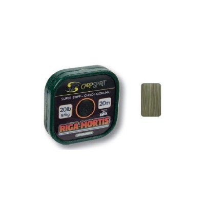 Fir Monofilament Carp Spirit Riga Mortis Lo-Vis Green Chod Hooklink 20m, 25lbs, 11.30kg foto