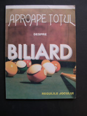 Aproape totul despre BILIARD. Regulile jocului foto