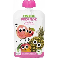 Piure de mere, guava, mango si ananas eco 100g Erdbar