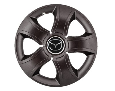 Set 4 capace roti Bis Negru R15 pentru gama auto Mazda foto