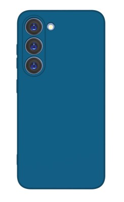Husa din silicon X-Level compatibila cu Samsung Galaxy S23, silk touch, Albastru foto