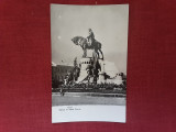 Cluj - Statuia lui Matei Corvin - carte postala circulata 1962, Fotografie