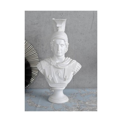 Bust Alexandru cel mare-statueta nostalgica din rasini IS252 foto