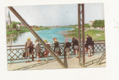 CA6 Carte Postala - Lugoj, Pod peste TImis , circulata 1965 foto
