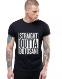 Tricou negru barbati - Straight Outta Botosani - L, THEICONIC