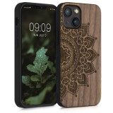 Husa pentru Apple iPhone 13 Mini, Lemn, Maro, 55936.04, kwmobile
