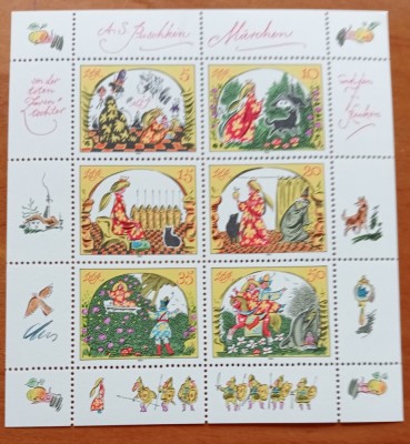 D.D.R -&amp;#039;&amp;#039;BASME de PUSKIN&amp;#039;&amp;#039; SERIE-BLOC DE 6--MNH LUX -NESTAMPIL.-VEZI SCAN foto