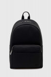 Lacoste rucsac culoarea negru, mare, neted