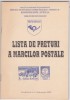 AS - LISTA DE PRETURI MARCILOR POSTALE