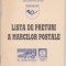 AS - LISTA DE PRETURI MARCILOR POSTALE