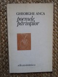GEORGE/GHEORGHE ANCA-POEMELE PARINTILOR/1976/DEDICATIE-AUTOGRAF/DESEN C.BRANCUSI