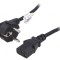 Cablu Alimentare 3x0,75mm2 Ștecăr Unghi IEC C13