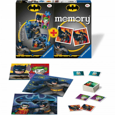 Puzzle + Joc Memory Batman, 25/36/49 Piese foto
