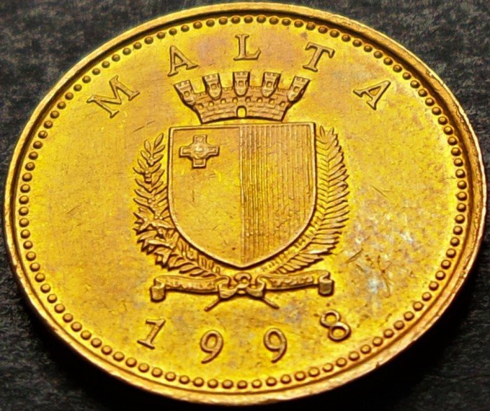 Moneda 1 CENT - MALTA, anul 1998 * cod 4992 B = A.UNC