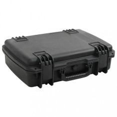 vidaXL Carcasa de transport portabila, negru, 50,5x37x14,5 cm, PP foto