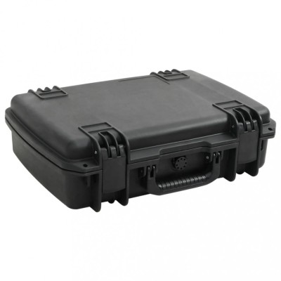 vidaXL Carcasă de transport portabilă, negru, 50,5x37x14,5 cm, PP 4007248 foto
