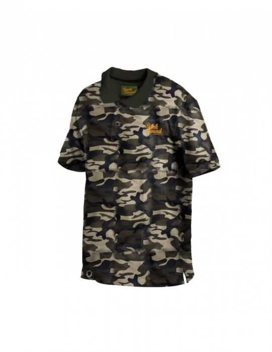 Tricou Prologic Bank Bound Polo, Camo,Marime XL