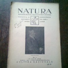 REVISTA NATURA NR.4/1926