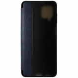Husa tip carte bleumarin cu fumuriu pentru Samsung Galaxy A12