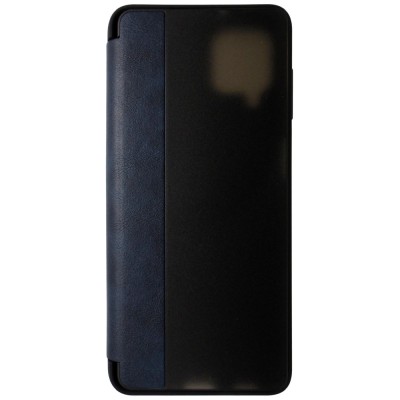 Husa tip carte bleumarin cu fumuriu pentru Samsung Galaxy A12 foto