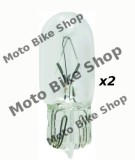 Set 2 Becuri Moto 12V 3W W2.1x9.5D MBS654
