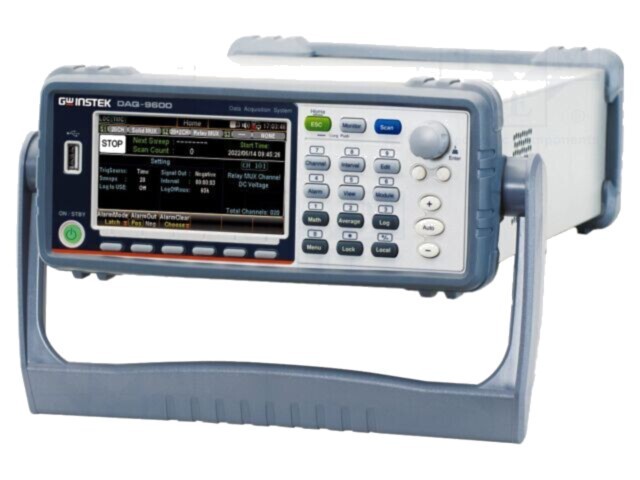 Sistem de achiziție date GW INSTEK DAQ-9600 - aparat măsură 267x107x380mm