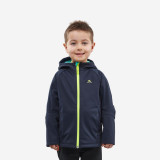 Jachetă Softshell Drumeție MH550 Bleumarin Copii 2- 6 ani, Quechua