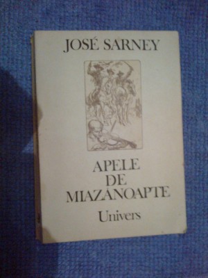 a8 Apele de miazanoapte - Jose Sarney foto