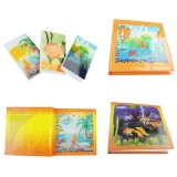 Cumpara ieftin Set 6 carnete Acvatic: trei carnete cartonate 10.5 x 10.5 cm, 50 foi dictando,