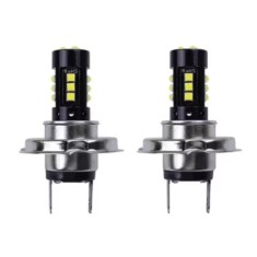 Set 2 becuri auto LED H7, 12V, 15 LED SMD, 80W set, Lumina alba 6000K, BZRSH, 8000Lm