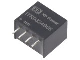 Convertor DC/DC 3W 5V 0.6A XP POWER ITR03 THT SIP4