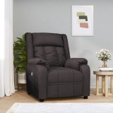 vidaXL Fotoliu rabatabil electric, maro &icirc;nchis, material textil 3143572