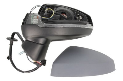 Oglinda exterioara Audi A3 (8v), 06.2012-, A3 (8v), 05.2016-, Stanga, SEDAN, reglare electrica; grunduit; incalzita; geam asferic; cromat; pliere ele foto