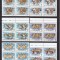 1986 LP 1172 OBICEIURI FOLCLORICE ROMANESTI DE ANUL NOU BLOCURI DE 4 TIMBRE MNH