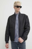 Tommy Jeans geaca barbati, culoarea negru, de tranzitie, DM0DM18703
