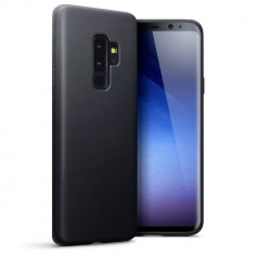 Husa SAMSUNG Galaxy S9 Plus - Luxury Slim Mat TSS, Negru foto