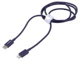 Cablu USB 2.0 Apple Lightning și USB C, 1m, High Speed