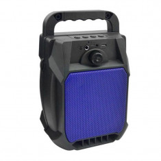 Boxa portabila Bluetooth Speaker, lumina RGB, USB, radio FM, jack 3.5 mm/6.3 mm, acumulator