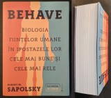 Dezvoltare personala BIOLOGIA FIINTELOR UMANE in IPOSTAZELE LOR CELE MAI BUNE ai CELE MAI RELE / BEHAVE &ndash; R.M Sapolsky 896 pag 2018 PUBLICA Psihologie