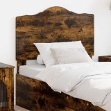 vidaXL Tăblie cap cu headboard Stejar fumuriu 100 cm Lemn compozit 888039